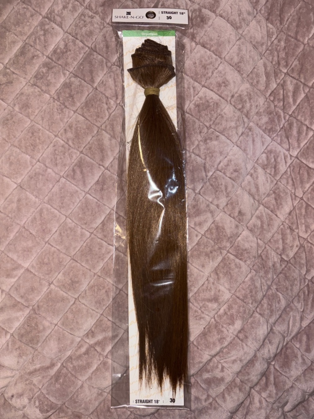 NWT Straight 18" Hair Weave - 30 (Chestnut Brown)